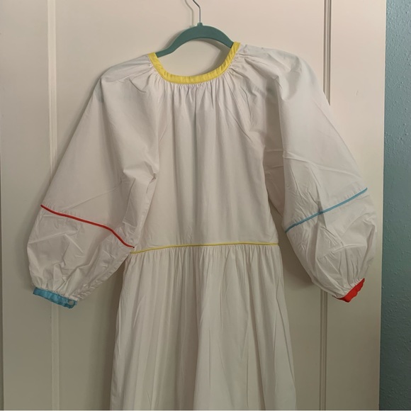 Staud Demi Button-Front Dress with Piping Size 2 - Picture 6 of 8